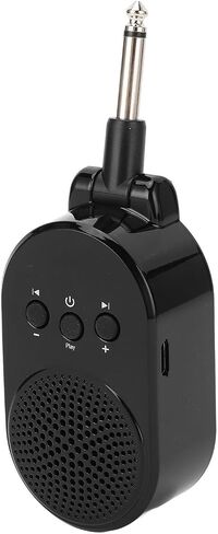 Keenso Electric Guitar Amplifier, Rechargeable Guitar Headphone Amp BT 85db 6.35mm Portable Mini Plug in Guitar Amp for Home Practice Sessions in Saudi Arabia