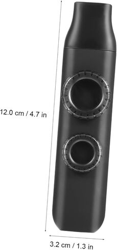 Milisten Upgraded Dual Tone Hole Kazoo,Adjustable Kazoo with 10pcs Membranes, Replacement and Lanyard, Kazoo Musical for Adults Music Lovers in Kuwait