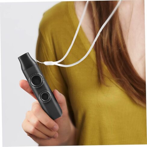 Milisten Upgraded Dual Tone Hole Kazoo,Adjustable Kazoo with 10pcs Membranes, Replacement and Lanyard, Kazoo Musical for Adults Music Lovers in Kuwait