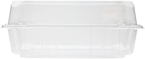 Karat Clamshell Take Out Food Containers [9"x5" - 250 ct] Durable, Stackable, Crack-Resistant To Go Boxes | Clear in Saudi Arabia