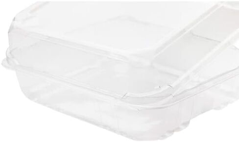 Karat Clamshell Take Out Food Containers [9"x5" - 250 ct] Durable, Stackable, Crack-Resistant To Go Boxes | Clear in Saudi Arabia