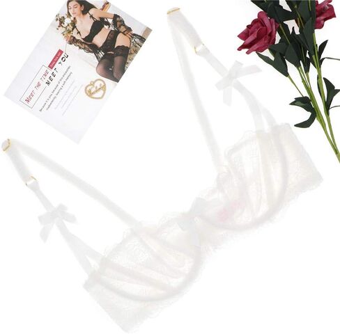 Women's Lumiere Lace Unlined Balconette Bra and Panty Set in Kuwait