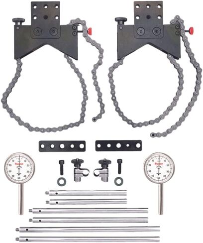 Starrett Shaft Alignment Clamp Only, Black Anodized Aluminum, Heavy-Duty Roller Chain, Fits up to a 7-1/2-inch Diameter Shaft - 668 in Saudi Arabia
