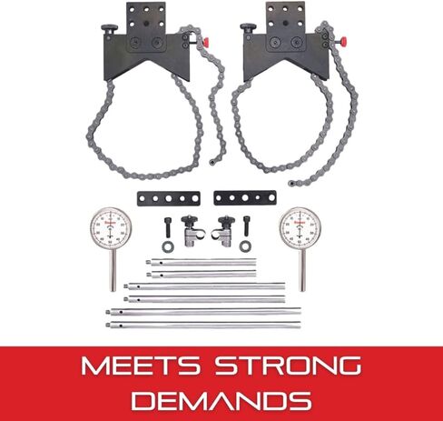 Starrett Shaft Alignment Clamp Only, Black Anodized Aluminum, Heavy-Duty Roller Chain, Fits up to a 7-1/2-inch Diameter Shaft - 668 in Saudi Arabia