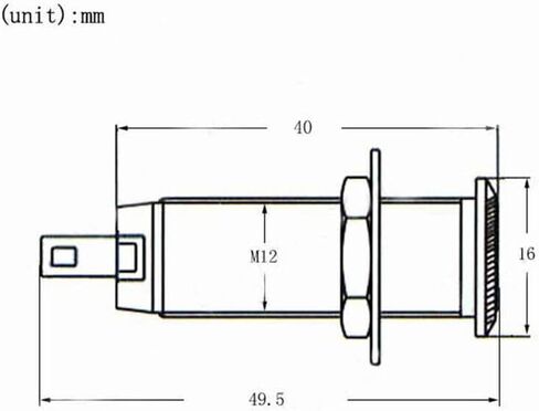 2pcs 3pins Stereo Copper Guitar Bass Barrel Jacking Cylinder Quics 1/4 '' (Silver) in Saudi Arabia