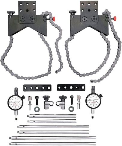Starrett Shaft Alignment Clamp Only, Black Anodized Aluminum, Heavy-Duty Roller Chain, Fits up to a 7-1/2-inch Diameter Shaft - 668 in Saudi Arabia