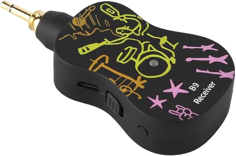 نظام الغيتار اللاسلكي Alnicov ، جهاز استقبال جهاز إرسال الجيتار UHF مع إعادة شحنه مع تأثير تردد البلوتوث للجيتار الكهربائي في الكمان B9 in Kuwait