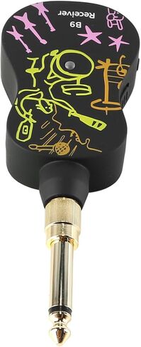 نظام الغيتار اللاسلكي Alnicov ، جهاز استقبال جهاز إرسال الجيتار UHF مع إعادة شحنه مع تأثير تردد البلوتوث للجيتار الكهربائي في الكمان B9 in Kuwait