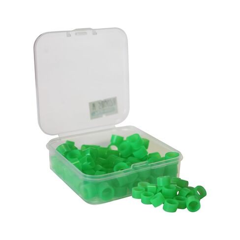 حلقات رمز ألوان السيليكون ، سهلة النظيف 100pcs رمز لون الأسنان يرن متانة قوية لتمييز أدوات الأسنان (البرتقالي) in Saudi Arabia