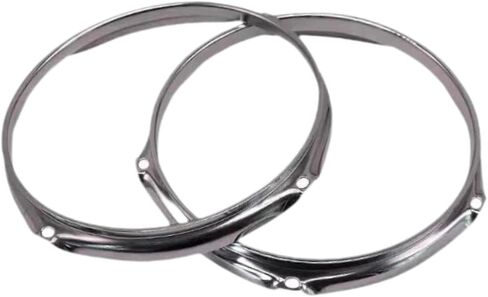 Drum Hoops Drum Rims 6 Hole Percussion Instrument Repairing Replacement DIY Professional Snare Drum Batter for Top and Bottom, 13 inch in Kuwait