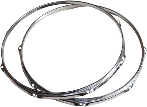 Drum Hoops Drum Rims 6 Hole Percussion Instrument Repairing Replacement DIY Professional Snare Drum Batter for Top and Bottom, 13 inch in Kuwait