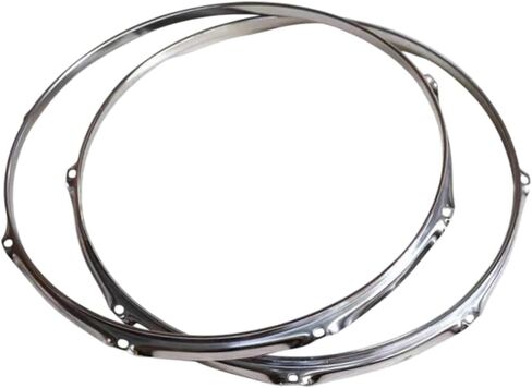 Drum Hoops Drum Rims 6 Hole Percussion Instrument Repairing Replacement DIY Professional Snare Drum Batter for Top and Bottom, 13 inch in Saudi Arabia