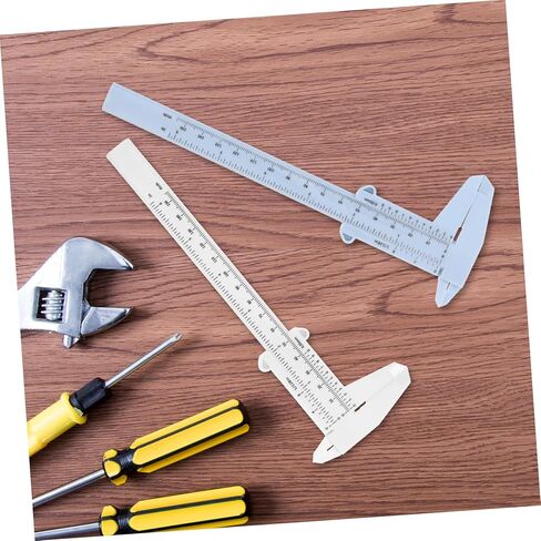mikikit 4pcs الفرجار البلاستيكي قياس الأداة قرص الهاتفي عالي الدقة لميكانيكا الأنابيب DIY in Saudi Arabia