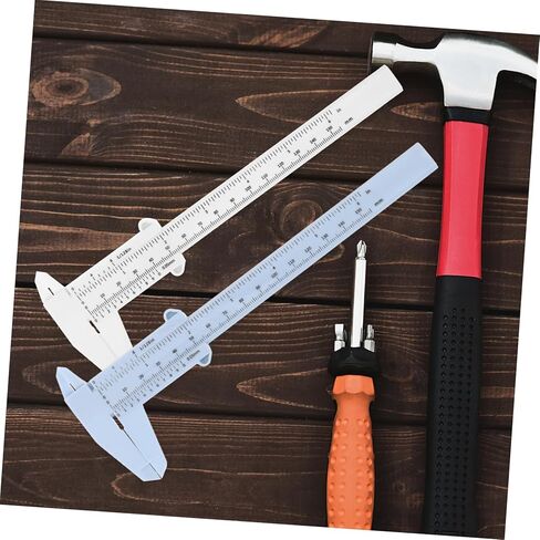 mikikit 4pcs الفرجار البلاستيكي قياس الأداة قرص الهاتفي عالي الدقة لميكانيكا الأنابيب DIY in Saudi Arabia