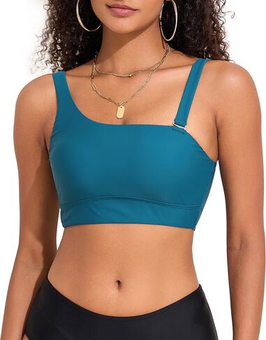 Hilor Women للسيدات Bikini Top One One -Counte Swimsuits تدفع أعلى بدلة السباحة أعلى Tankini قمم فقط in Kuwait