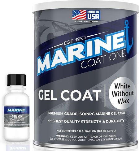 Gel Coat, White Without Wax with MEKP Catalyst in Kuwait
