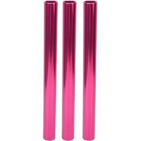Kadimendium Smooth Surface Wear‑Resistant Relay Baton 3pcs Running Race Relay Baton,for Track and Field Sports(Pink) in Saudi Arabia