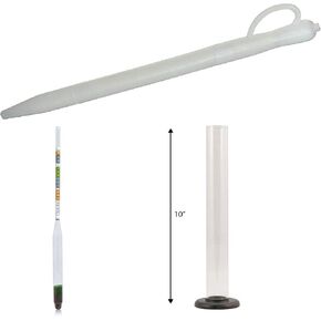 Fermtech Wine Beer Test Jar, Triple Scale Hydrometer and 18" Wine Thief in Saudi Arabia