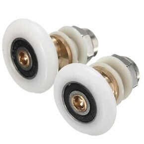 4pcs 23/27/27mm استبدال الحمام الحمام دش دش الأسطوانة العداء زجاجية انزلاق عجلة الباب (25 ملم) in Kuwait