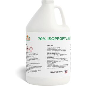 Isopropyl Alcohol 70% | High Purity Multipurpose Cleaner and Solvent - Home, Labs, Commercial Use | 1 Gallon | USP Grade in Saudi Arabia