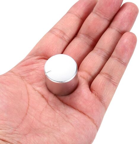 Meccanixity 3 PCS مقابض الجهد الألمنيوم ، 1/4 "(6 مم) مقابض التحكم في النغمة العالمية للغيتار ، باس ، 15/16" أسود in Saudi Arabia