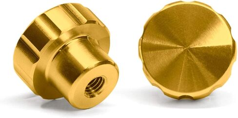 WeatherTech 2-Pack of Solid Billet Aluminum Knobs for CupFone - Gold in Saudi Arabia