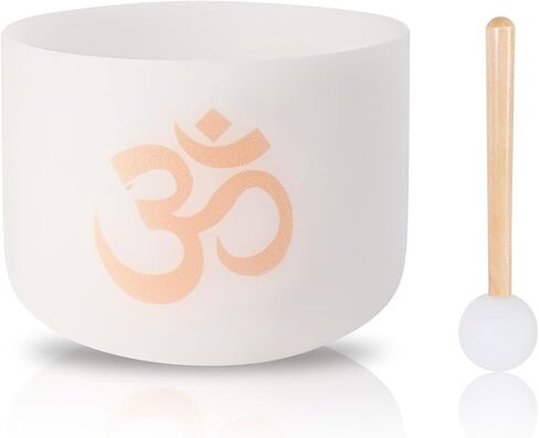 Crystal Singing Bowl Resonant Rod Silicone Coated Glass — Pure, Clear Tone for Meditation, Yoga or Sound Baths in Saudi Arabia