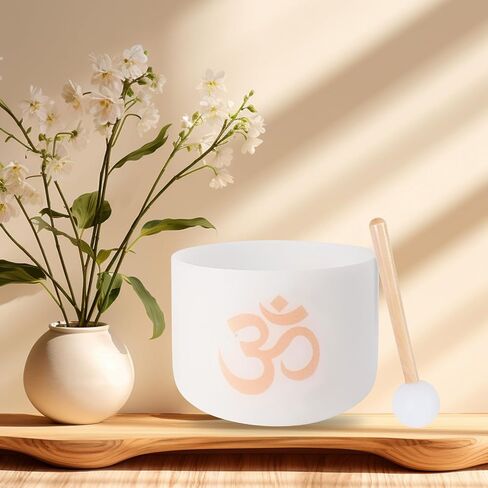 Crystal Singing Bowl Resonant Rod Silicone Coated Glass — Pure, Clear Tone for Meditation, Yoga or Sound Baths in Saudi Arabia