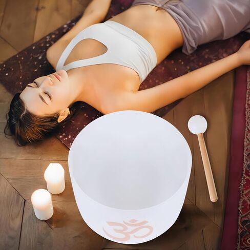 Crystal Singing Bowl Resonant Rod Silicone Coated Glass — Pure, Clear Tone for Meditation, Yoga or Sound Baths in Saudi Arabia