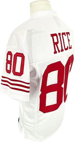 Jerry Rice Jersey White San Francisco | Unisex Adult Sizes S-5XL Unsigned Custom Sewn Stitched in Saudi Arabia