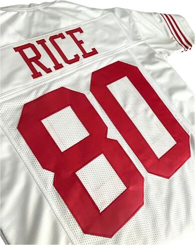 Jerry Rice Jersey White San Francisco | Unisex Adult Sizes S-5XL Unsigned Custom Sewn Stitched in Saudi Arabia