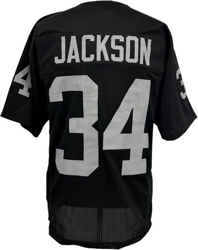 Bo Jackson Jersey Black Los Angeles | Unisex Adult Sizes S-5XL Unsigned Custom Sewn Stitched in Saudi Arabia