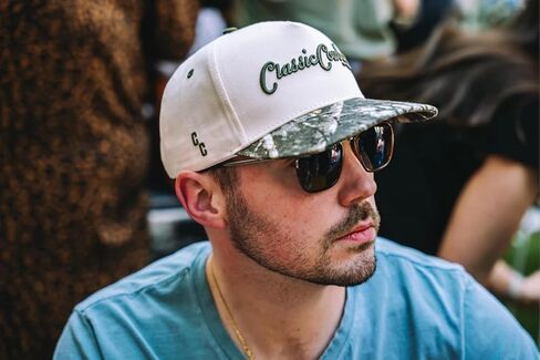 The Kelce Snapback Cap for Men and Women – Off-White and Black Adjustable Snap Back Hat – Ideal for Outdoors and Everyday Wear in Saudi Arabia