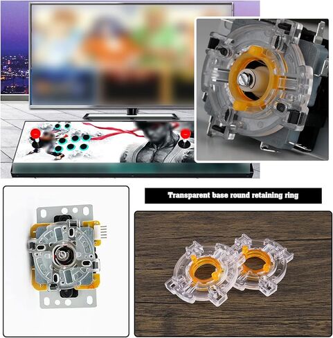 SING F LTD 2Pcs GT-Y Octagonal Restrictor Gate Replacement Compatible with Sanwa JLF Series JLF TP 8YT (SK) JLF TP 8Y (SK) JLF TP 8S (SK) Plastic in Saudi Arabia
