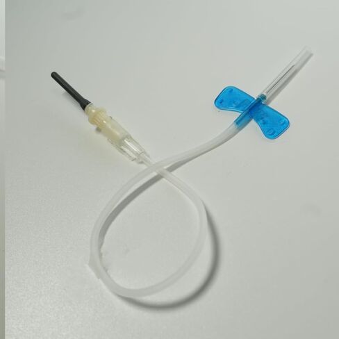 إبر جمع الدم ، 23 غجور فراشة إبر 0.75 "× 7" معقمة ملفوف بشكل فردي 100 in Kuwait