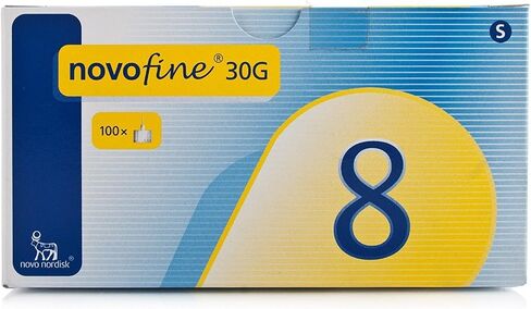 Novofine 8mm/30g Needles 100 in Saudi Arabia
