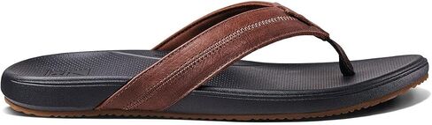 REEF Cushion Phantom 2.0 LE Men's Flip Flop, Full Grain Leather Straps, Ultra Soft Cushion Footbed, Toffee, 10 in Saudi Arabia