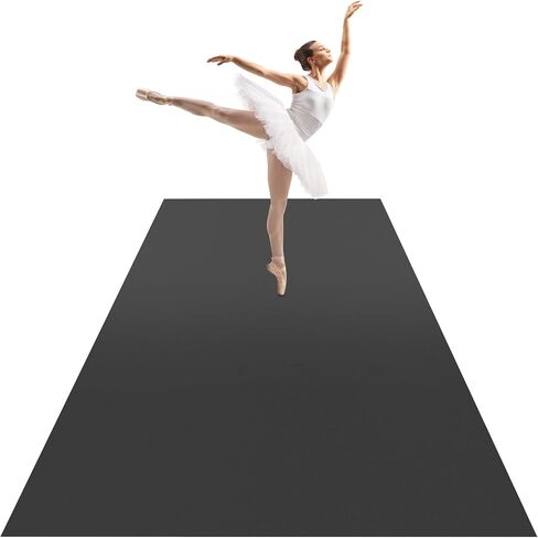 HOMBYS Dance Floor, PVC Dance Flooring, Non-Slip & Waterproof Portable Dance Floor Roll, Dance Mat for Tap, Ballet, Modern, Jazz, Flamenco Dancing in Saudi Arabia