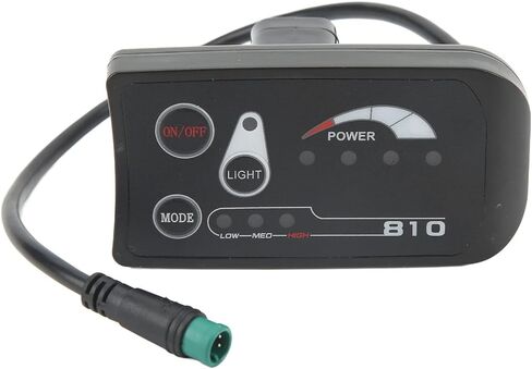 Electric Bike LED Display Meter with 8102 5P Connector 36V Electric Scooter Panel Compatible with Electric Ycles LED Display Panel for Bike Display Panel for Scooter (24V) in Kuwait