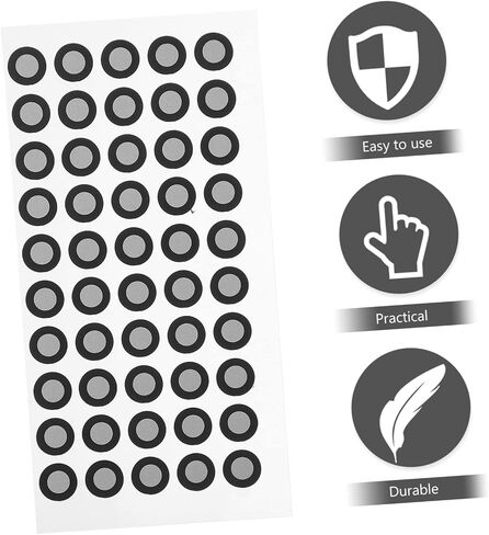 Amosfun 5 Sheets Reflective Film Marker Points 0.15mm High Reflective Tear-Resistant Dots for 3D Measurement Accurate Reference Points for 3D Devices in Saudi Arabia