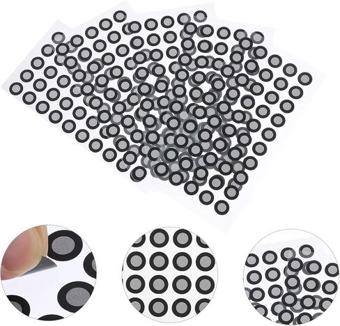 Amosfun 5 Sheets Reflective Film Marker Points 0.15mm High Reflective Tear-Resistant Dots for 3D Measurement Accurate Reference Points for 3D Devices in Saudi Arabia
