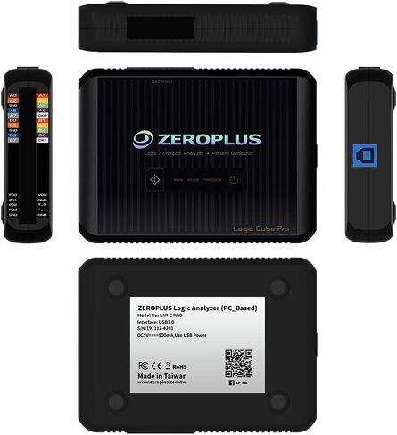 محلل المنطق القائم على أجهزة الكمبيوتر الشخصي Zeroplus-LAP-C Pro 16-channels ، 64 ميجابايت لكل قناة ، قياس الإشارات الرقمية ، تحليل البروتوكول ، المحمول ، تصحيح الأخطاء والبرمجة MCU. in Saudi Arabia
