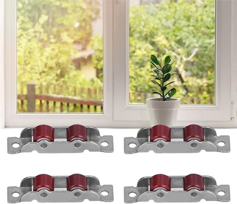 4SET PUSH PUSH PULL WINDOW BUMLEY مع مسامير مزدوجة العجلة المنزلق مزدوج النافذة الأسطوانة الصلبة النافذة البرة المنزلق in Saudi Arabia