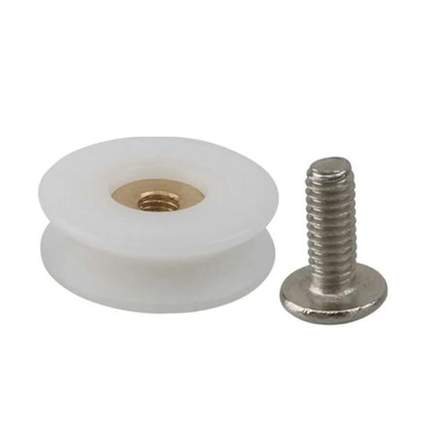 8 أجهزة كمبيوتر 22.5 مم بكرة دش بكرة بيضاء حمام منزلق العجلات باب الباب in Kuwait