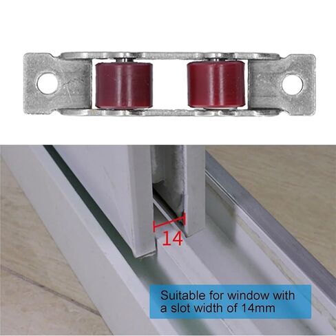 4SET PUSH سحب بكرة نافذة مع مسامير مزدوجة العجلة انزلاق نافذة الأسطوان in Kuwait