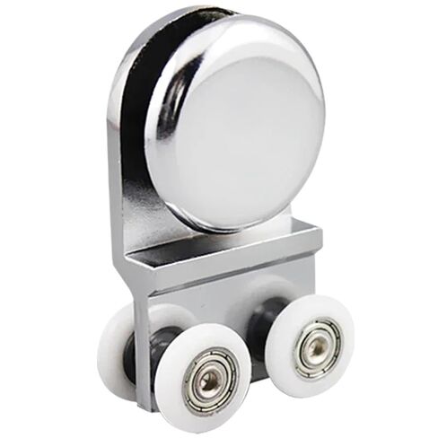 2 أجهزة كمبيوتر/مجموعة زجاجية منزلق منزلق سكة سكة حديد 4 عجلات الباب المنزل معلقة عجلة معلقة سكة حديد حمام الأجهزة المنزلية in Kuwait