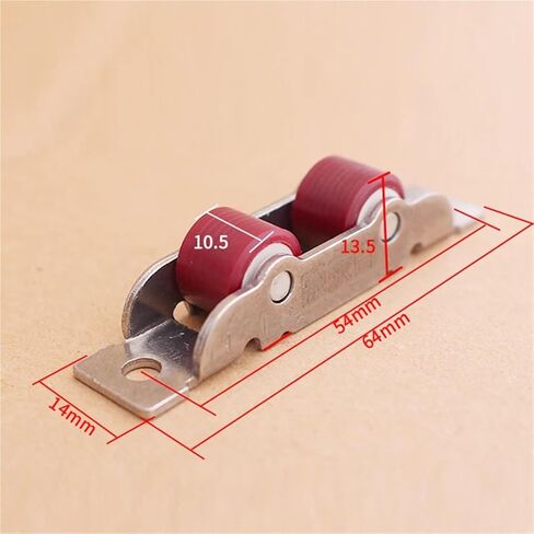 4 Pcs/lot Stainless Steel Door Window Silent Nylon Pulley Slot Wheel Sliding Door Fittings Glass Door Sliding Rollers in Saudi Arabia