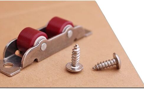 4 Pcs/lot Stainless Steel Door Window Silent Nylon Pulley Slot Wheel Sliding Door Fittings Glass Door Sliding Rollers in Saudi Arabia