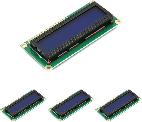 4 - قطع جديدة HD44780 1602 وحدات عرض LCD ، DC 5V ، 16 × 2 ، مع الإضاءة الخلفية الأزرق in Kuwait