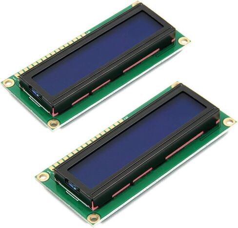 4 - قطع جديدة HD44780 1602 وحدات عرض LCD ، DC 5V ، 16 × 2 ، مع الإضاءة الخلفية الأزرق in Kuwait